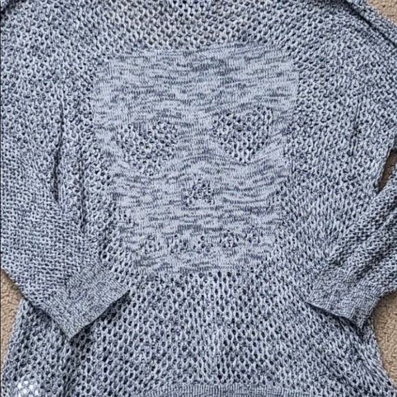 Vintage Havana Open Knit Scull Back Sweater, S - Picture 3 of 11